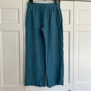 Athleta Retreat Linen Wide Leg Pant